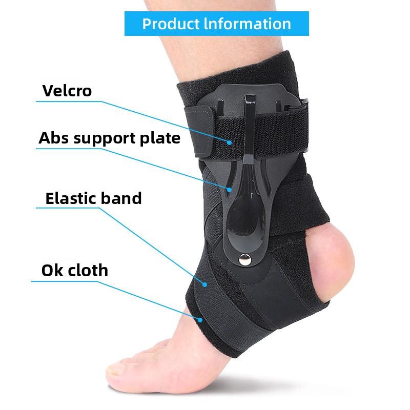 Sports Pressurized Ankle Protector Men's and Women's Outdoor Fitness Basketball Ankle Protector Double Support Fixed Strap Pressurized Ankle Protector