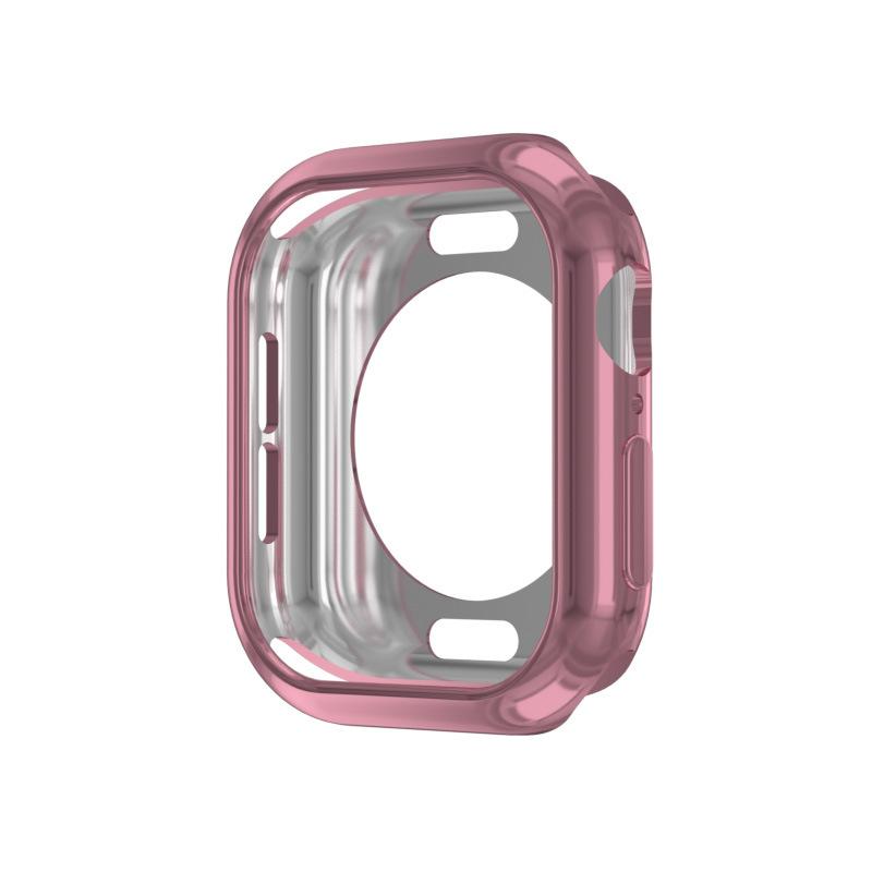 Suitable for apple watchs10 watch soft case iwatch9876 generation SE electroplating hollow protective case