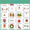 Party Christmas Decor Photography Props With Snowman Gingerbread Man Design