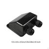 Solar Cable Entry Gland Plate Box Connector Fit 2AWG To 12AWG Black Waterproof for RV