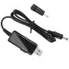 Кабель-усилитель USB на DC для Power Bank, роутера, 5В на 9В/12В, повышающий, с цифровым дисплеем, регулируемый, 5521m