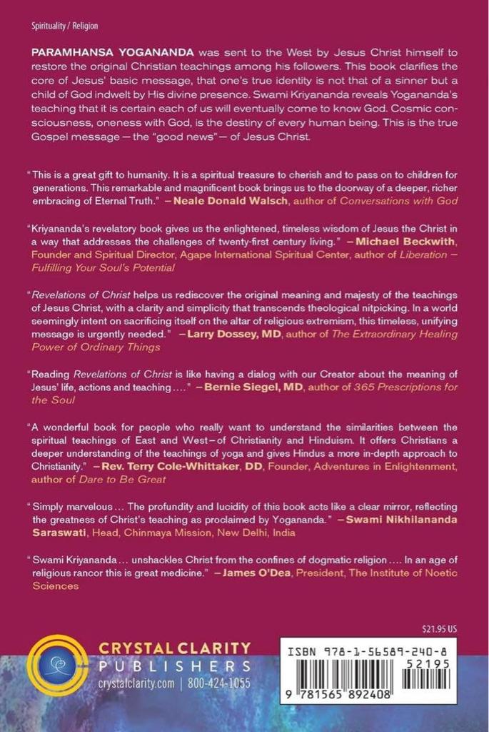 [USED] Revelations of Christ Paramahansa Yogananda English Edition
