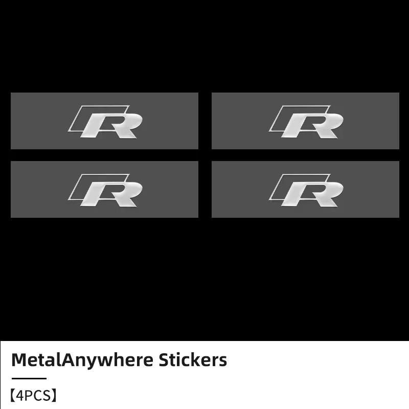Metalowe Emblematy Samochodowe 3D Litery Dekoracyjne Naklejki Odznaka Naklejka Dla Volkswagen VW Tiguan CC Jetta Polo Golf Passat Scirocco Touareg