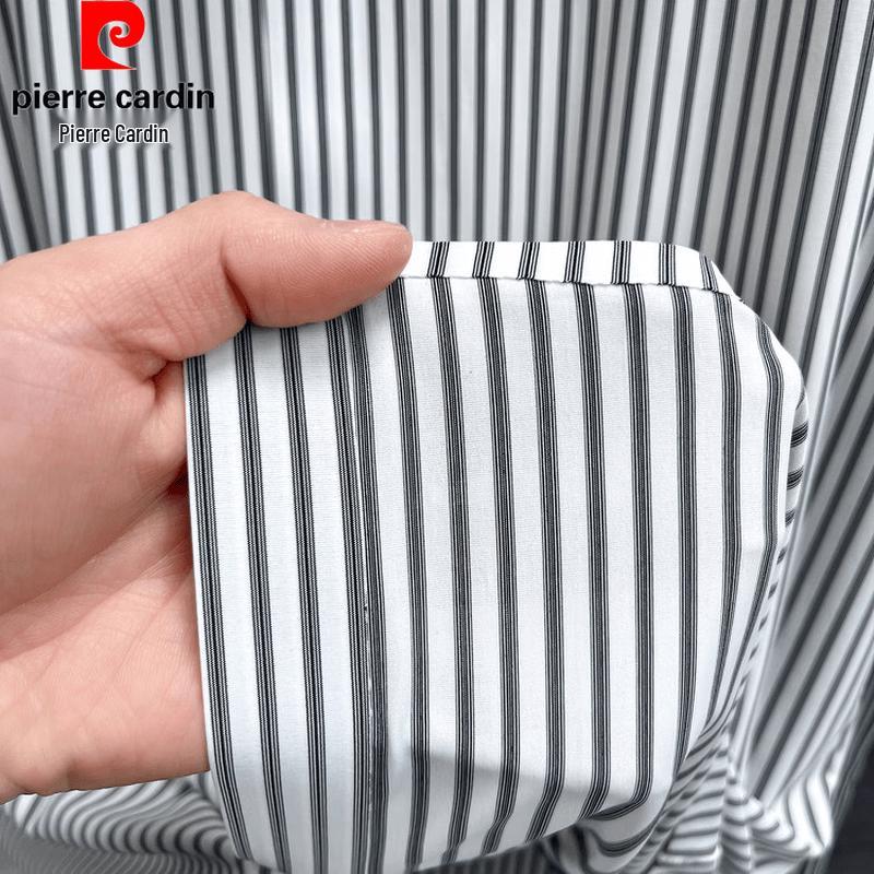 Pierre Cardin Men's Striped Short-Sleeve Shirt