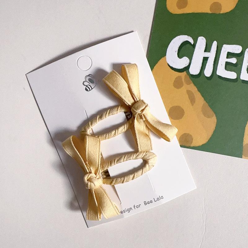 

Детские заколки для волос, новые осенне-зимние серии Leaf Color, хлопковые пояса с бантом, детские заколки BB, заколки для челки, аксессуары для волос по бокам