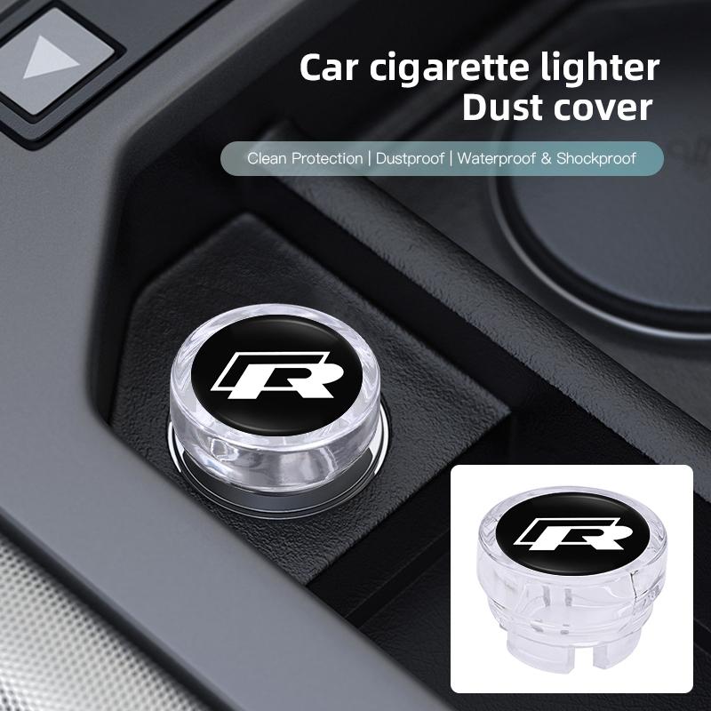 Car Cigarette Lighter Dust Cap Power Port Dustproof Cover Plug Tire Valve For VW Golf Tiguan Jetta Passat Polo Touran GTI Caddy