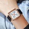 Square Ladies Watch Trend Student Watch Fashion Waterproof Belt Casual Women'S Watch Large Dial Quartz Watch