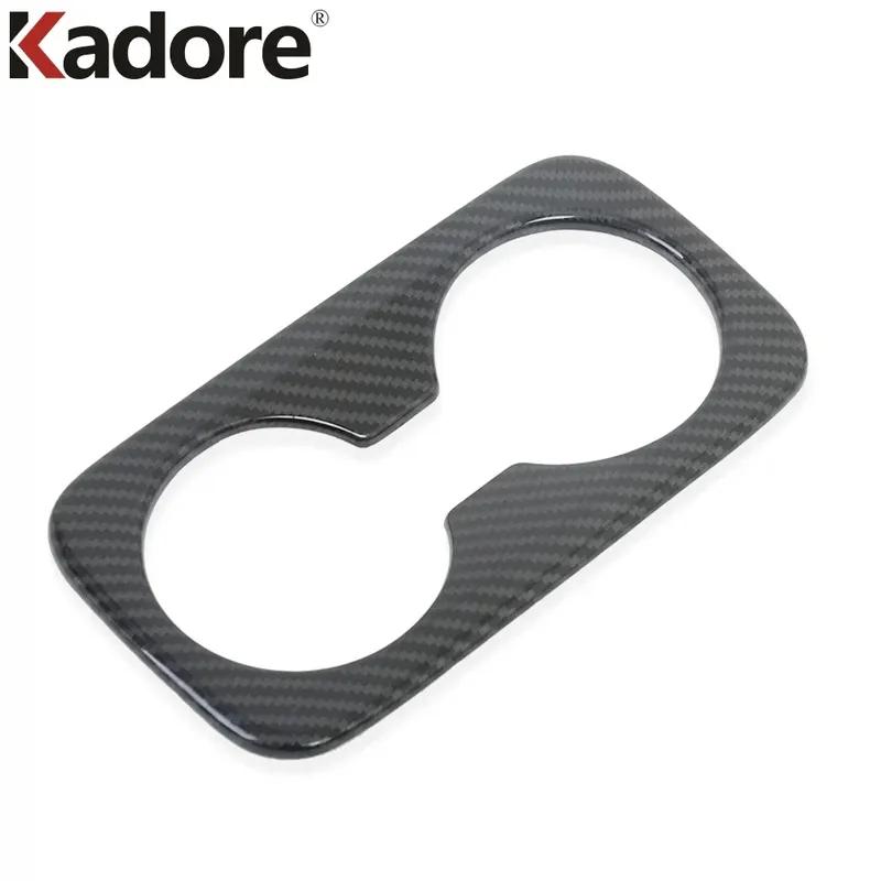 Car Rear Seat Water Cup Holder Frame Cover Trim For Hyundai Tucson 2015 2016 2017 2018 Matte Interior Accessories