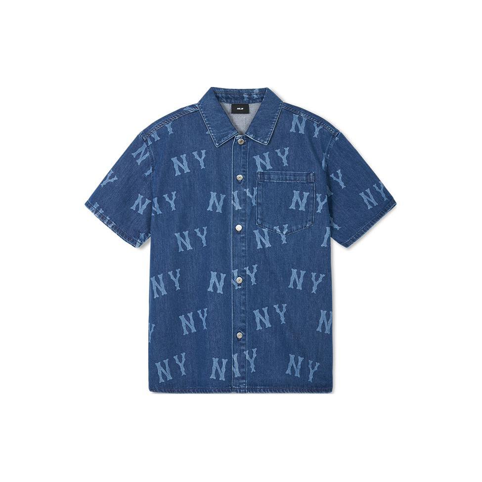 MLB New York Yankees Shirt Unisex Indigo 3ADRB0243-50INS XS