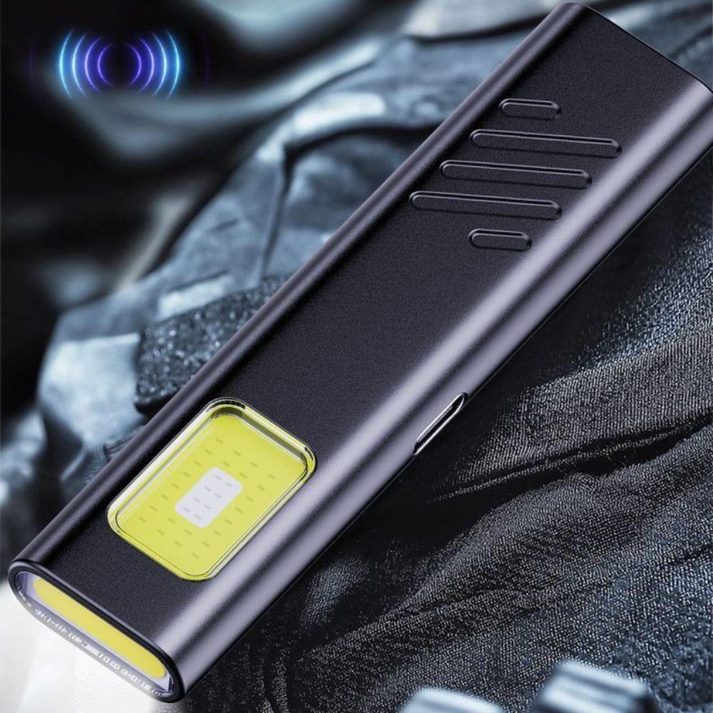 Rechargeable LED Keychain Flashlight 550LM EDC Flashlight Portable Mini Torch Light  For Emergency
