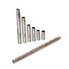 Tubo conector de rosca macho de aço inoxidável, 1/2 ", 5/6/8/10/15/20/30cm de comprimento, haste de chuveiro opcional, tubo de extensão, adaptador de tubulação de água