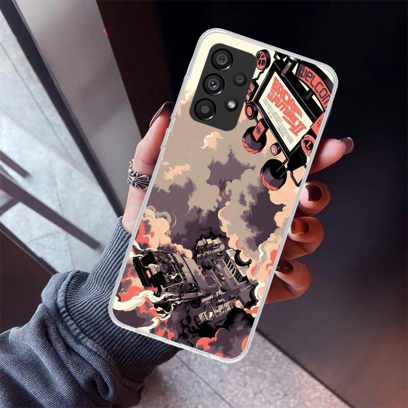 Back To The Future TV Phone Case For Samsung Galaxy A12 A52S A42 A32 A22 A51 A50 Note 20 Ultra 10 S10 Plus A71 A70 A31 A30 A10S
