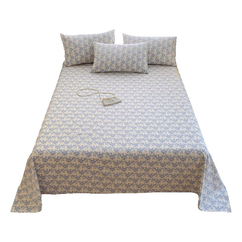 MUJI Style Pure Cotton Coarse Cloth Bed Sheet 230x245cm (for 1.5/1.8m bed)