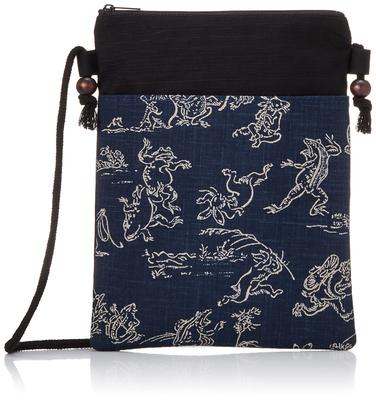 Maruzen Choju Giga Navy 22 x x cm Necessär, (Choju Giga) Design, Blå, 1,5 26,5