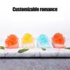 4-Cavity Small Ice Cube Tray Cute Rose Shaped Reusable Durable Waterproof Wear-resistant Ice Cube Mold Kitchen Tool Bars