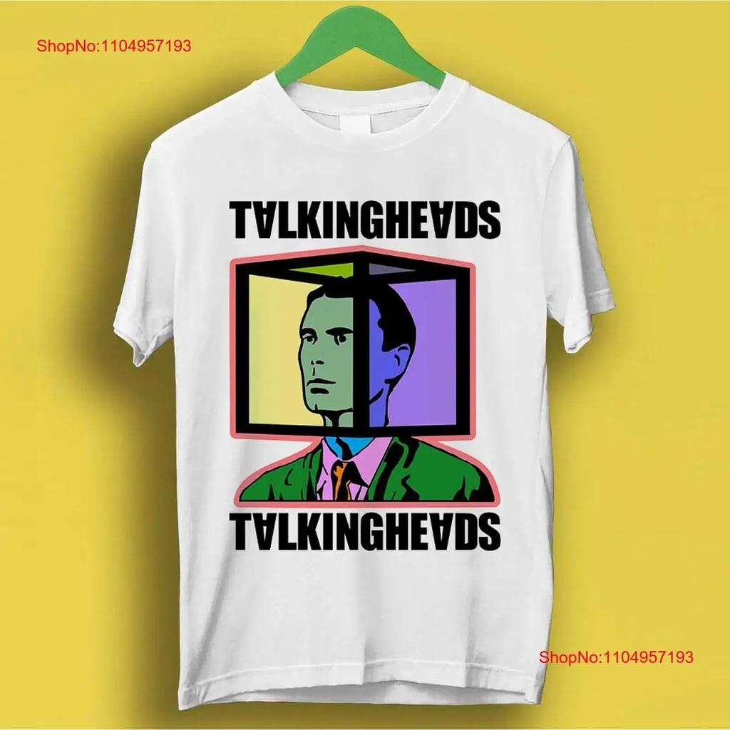 Talking Heads Magic Cube Limited Edition Punk Rock Music T Shirt P7280 vintage Washed Unisex Casual homme Comfortable Slightly