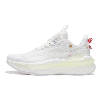 Li Ning Exceed 6 Photochrome Stoff Dämpfung Rutschfest Abriebfest Niedrig geschnitten Freizeitschuhe Damen Weiß AGLS080-1