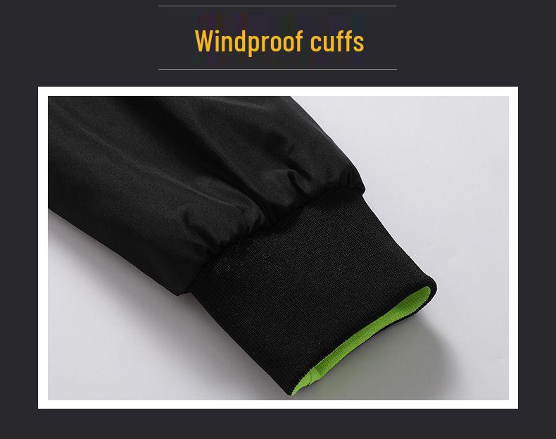 Herren Wende Windbreaker Jacke mit Stehkragen – Frühling/Herbst, Lockerer Schnitt, Große Größen.