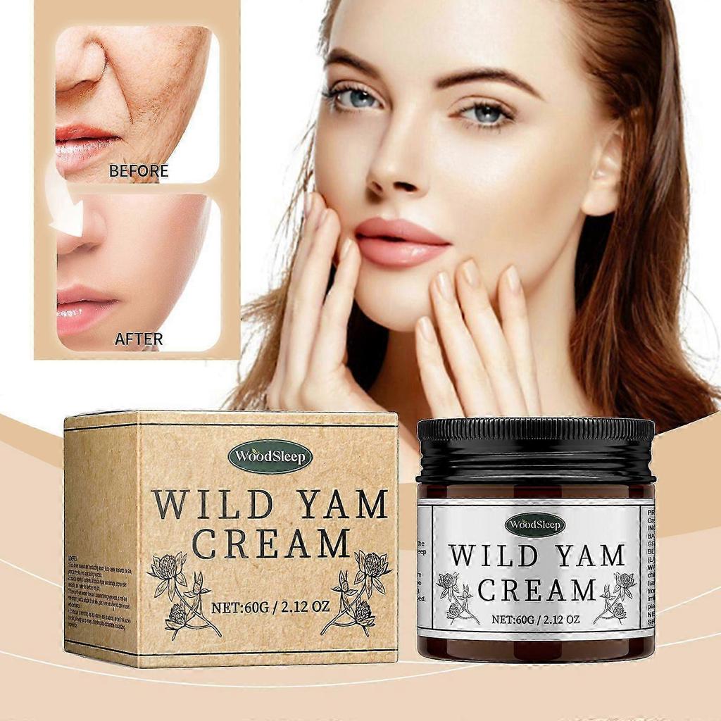 Angereicherte Wild-Yam-Creme, Feuchtigkeitsspendende Anti-Falten Wild-Yam-Creme für Frauen