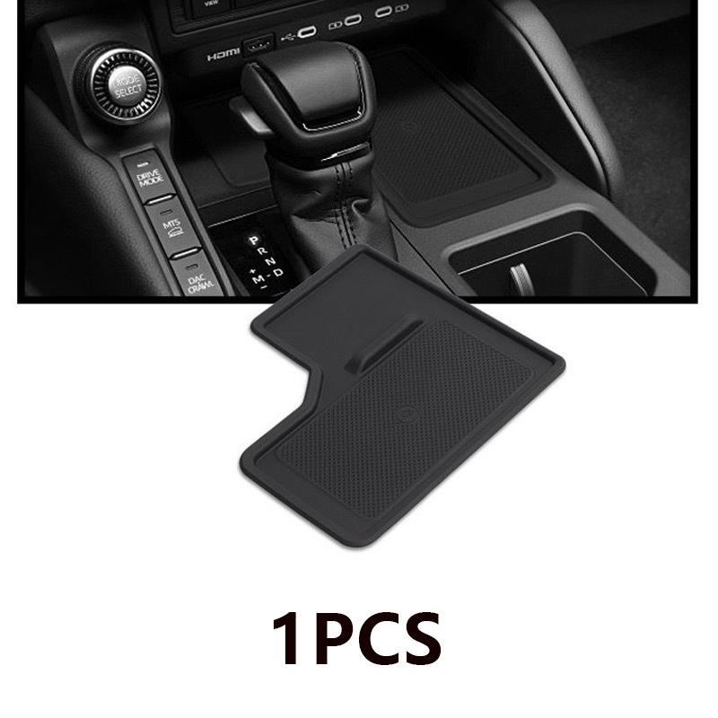 For Toyota Land Cruiser Prado J250 2024+ Car Storage Box Door Armrest Center Console Silicone Storage Box Pad Auto Accessories