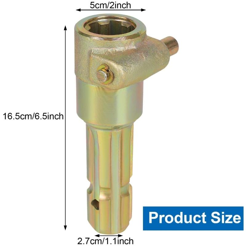 1-3/8in & 6 Spline Female 1-3/8in & 6 Spline Male PTO Extender to Extend & Shorten PTO Quick Connect Adapter for Tractor