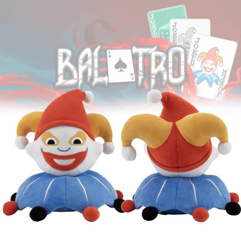 Adorable Balatro Jimbo Plush Soft Blue Clown Game Character Doll For Collectors