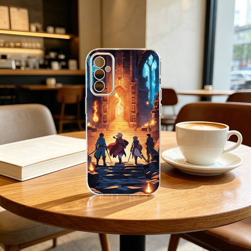 D&D Dungeons and D-Dragons Game Phone Case For SamsungA10,12,20,21S,30,31,40,50,51,52,70,71 Transparent Cover Samsung a30 a20