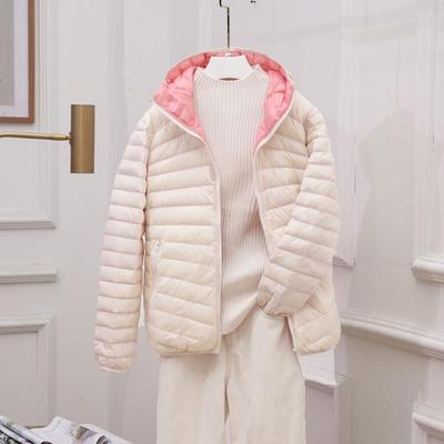 Women's Plus Size Reversible Ultralight Down Jacket - Short, Fits Up To 200 Catties