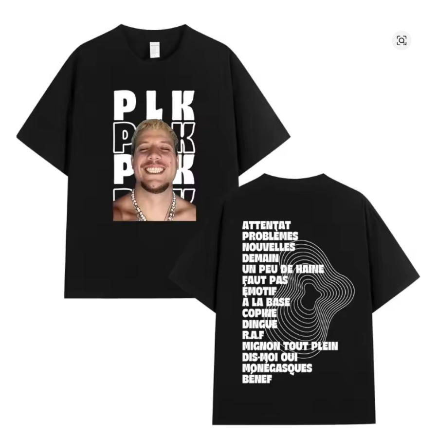 Rapper Plk Polak Grafik T-Shirt Streetwear Hiphop Rock Pop Musik Mode Lässig Kurzarm T-Shirt Herren Harajuku Oberteile
