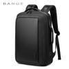 Bange Fashion Men 15"Laptop Backpack External USB Charging Computer Backpacks Anti-theft Waterproof Travel Backpack for Unisex