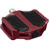 Shimano PD-EF205 Red Pedals with Reflectors and Lightweight Design Cycling Accessories