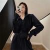 Chic Early Autumn Women's Hooded Sweatshirt and Pants Set #867: Trendy Casual Sportswear Two-Piece Suit