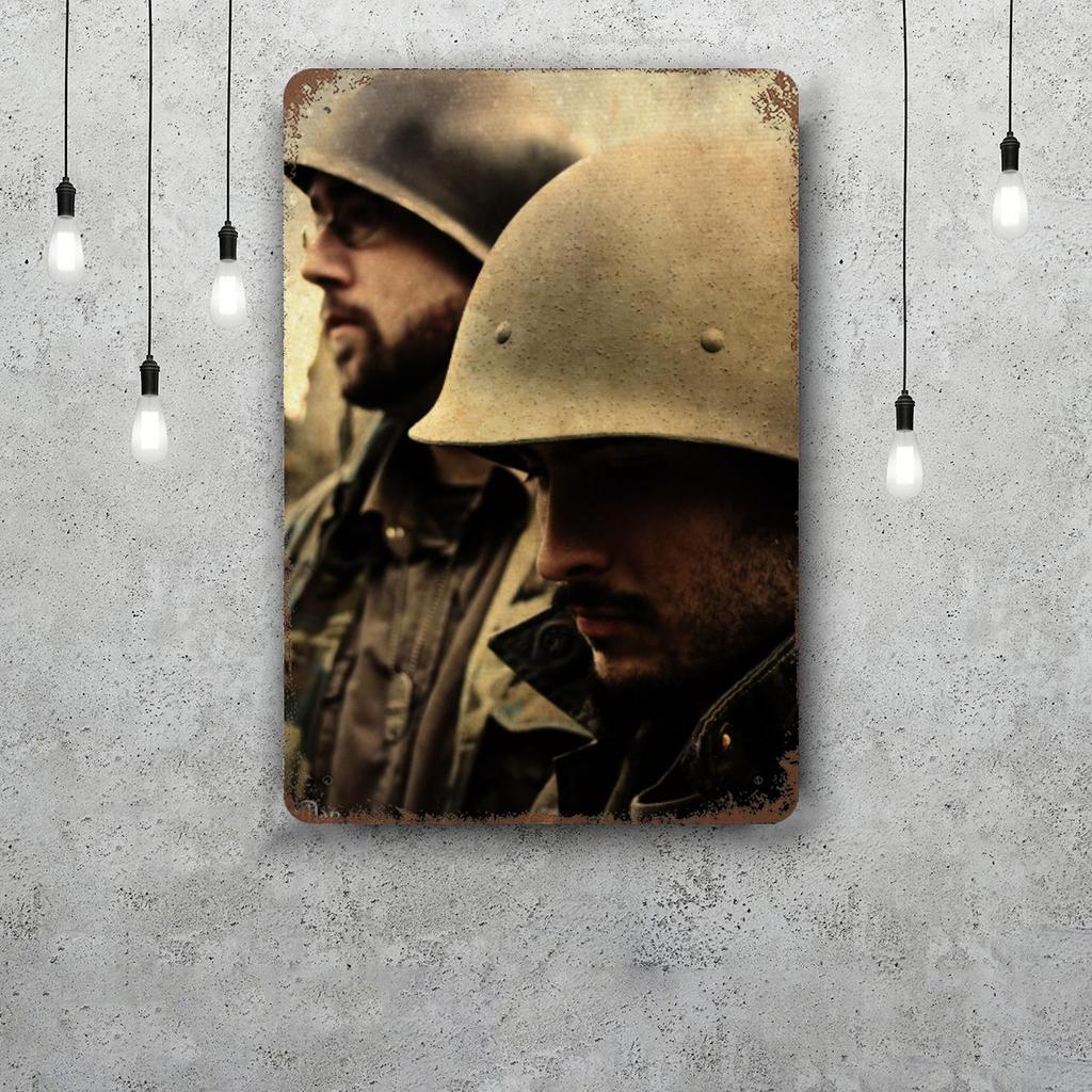 Band of Brothers Classic Poster Rusty Metal Plaque Retro Decorative Plate Bar Man Cave Garage Club Metal Sign Wall Decoration