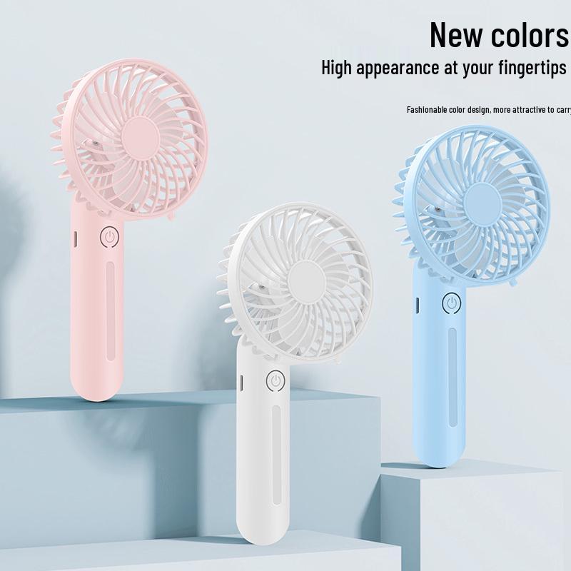 Portable Mini Foldable USB Fan: Silent, Strong Wind, Ideal for Dorms & Offices