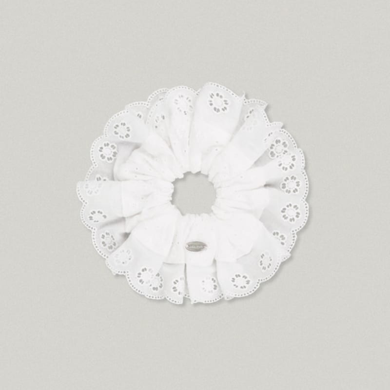 

FOLNUA ЦВЕТОЧНАЯ КРУЖЕВНАЯ РЕЗИНКА ДЛЯ ВОЛОС [БЕЛАЯ] white