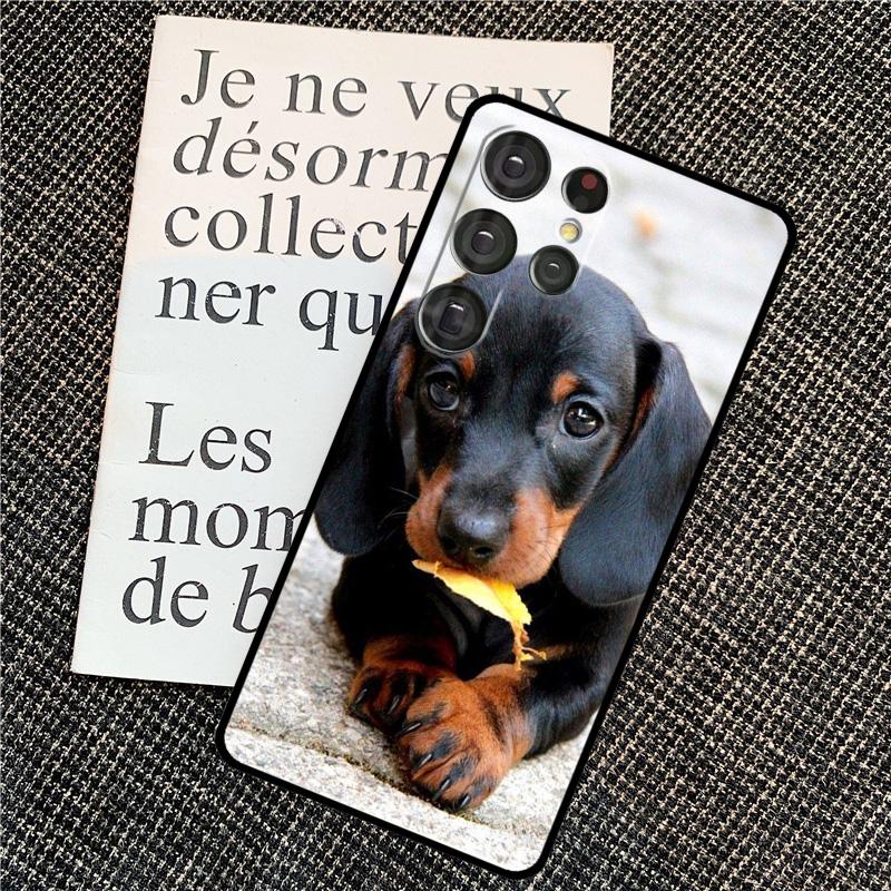Teckel Dackel Dachshund Dog Case For Samsung Galaxy S25 Ultra S20 S21 S22 S23 S24 Ultra S9 S10 Plus S25 FE Back Cover