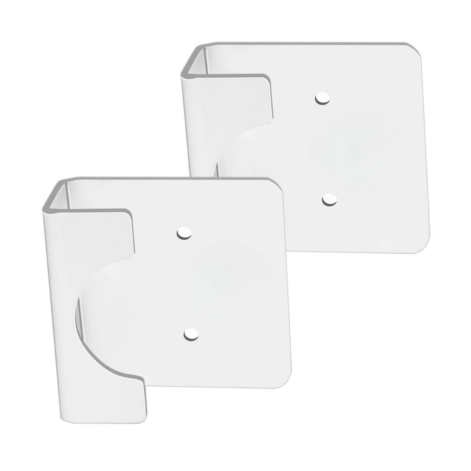 

2 шт. Акриловые держатели для душевой штанги, самоклеящееся крепление для ванной комнаты и кухни, не требующие сверления, аксессуар для ванной комнаты