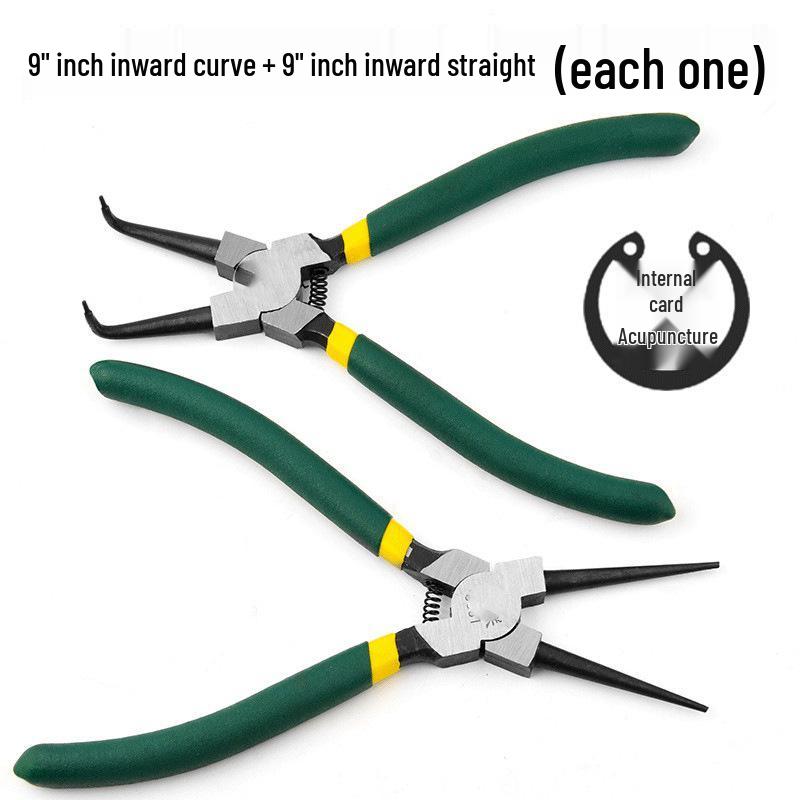 Industrial-Grade Multifunctional Snap Ring Pliers Set for Internal & External Use