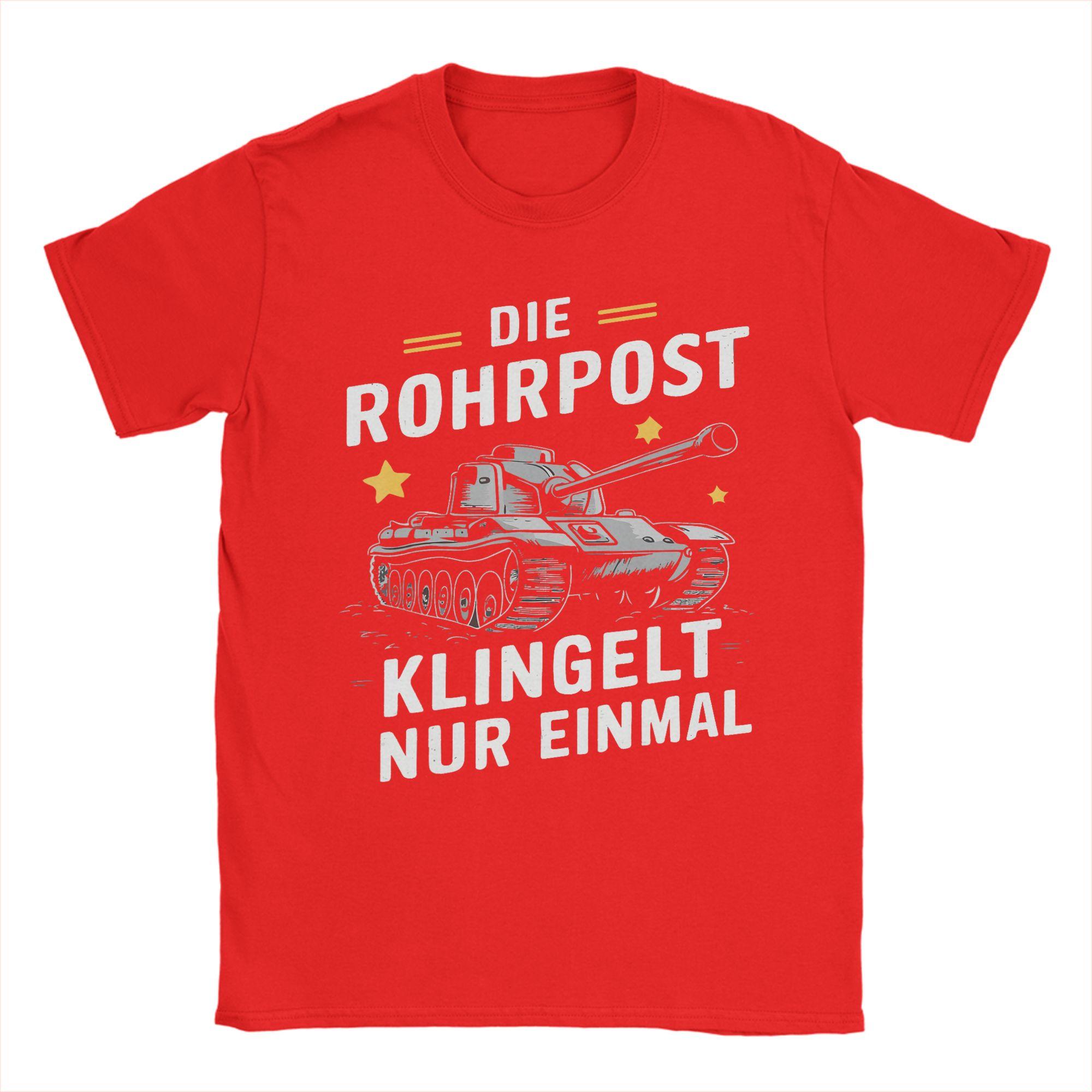 

Die Rohrpost Klingelt Nur Einmal Men T Shirt Funny Tees Short Sleeve Round Collar TShirt Cotton Printed Clothing S