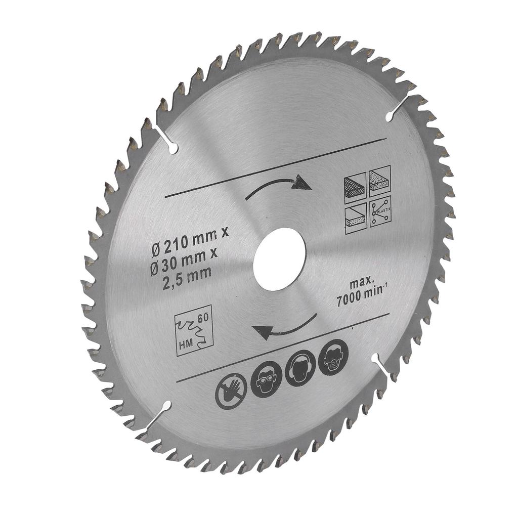 Circular Saw Blade Carbide for Woodworking Miter Table Saws Wood Plastic Cutting 8?14in 210X60TX30