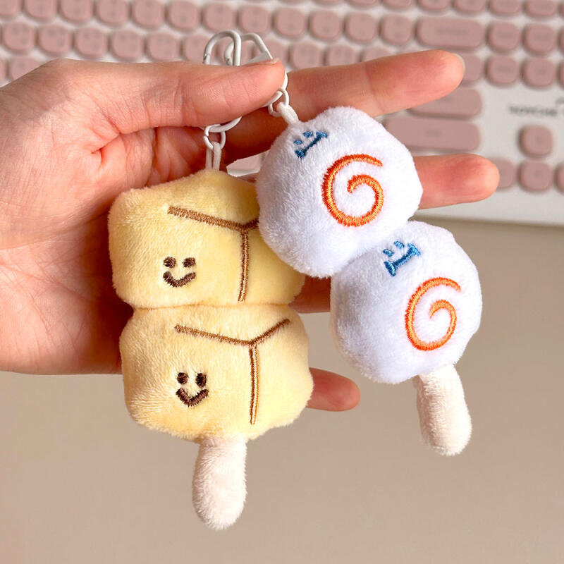 Fish Cake Skewer Keychain