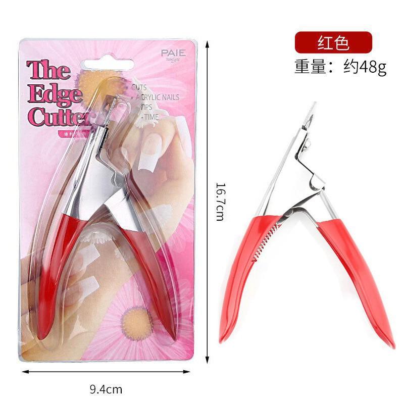 

Профессиональные акриловые накладные кусачки для акриловых ногтей, радужные кусачки для ногтей маникюрный инструмент для салона домашнего нейл-арта