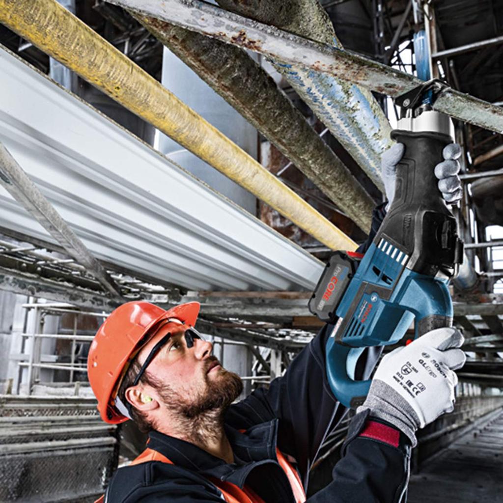 Bosch Professional 18V Cordless Saber Saw Carrying Case (8.0Ah, Charger, Included) GSA18V-32N