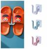5pcs Acrylic Slipper Rack Wall-mounted Shoe Drying Rack Creative Slipper Hook  Bathroom