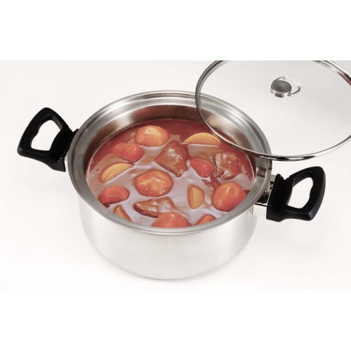 Ernest Stainless Steel Hot Pot, 18cm, Induction Compatible, A--75538, a Favorite of Major Restaurants