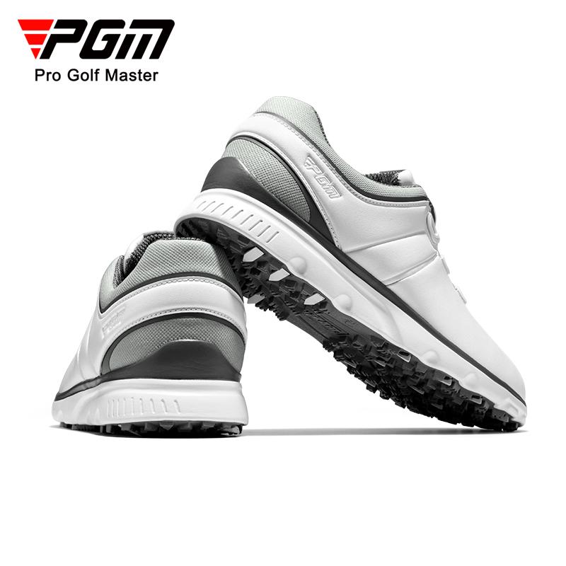 PGM Men's Breathable Non-Slip Golf Sneakers with Knob Laces for Autumn