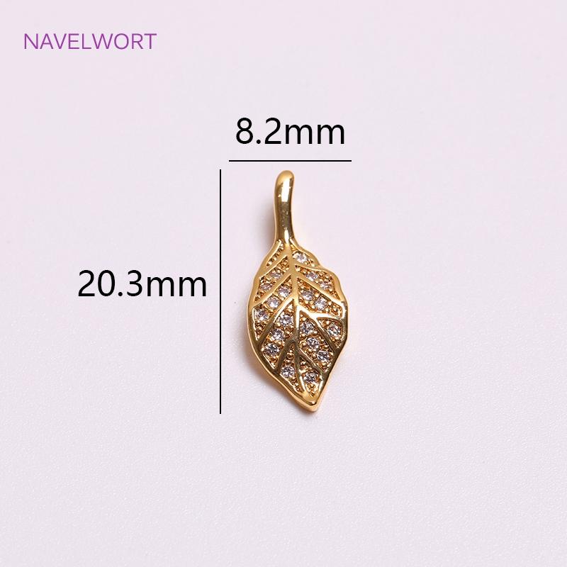 

Charms For Jewelry Making,18K Gold Plated Inlaid Zircon Heart Shape Pendants DIY Fashion Jewelry Making Accessories 1 piece