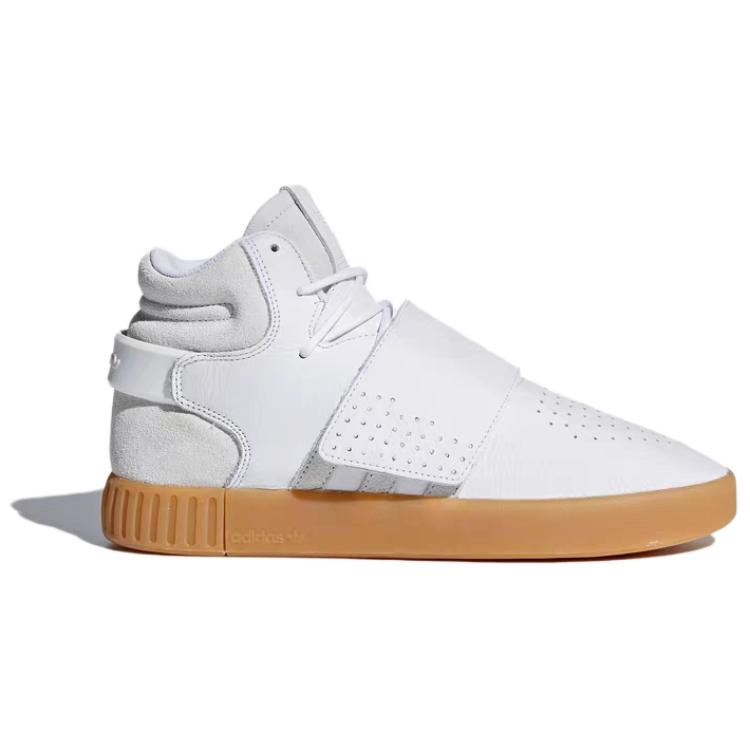 adidas Schlauchförmiger Invader Riemen Weißer Kaugummi Herren Sneaker Schuhe-Weißer Kaugummi-1 Kern-Schwarz BY3629