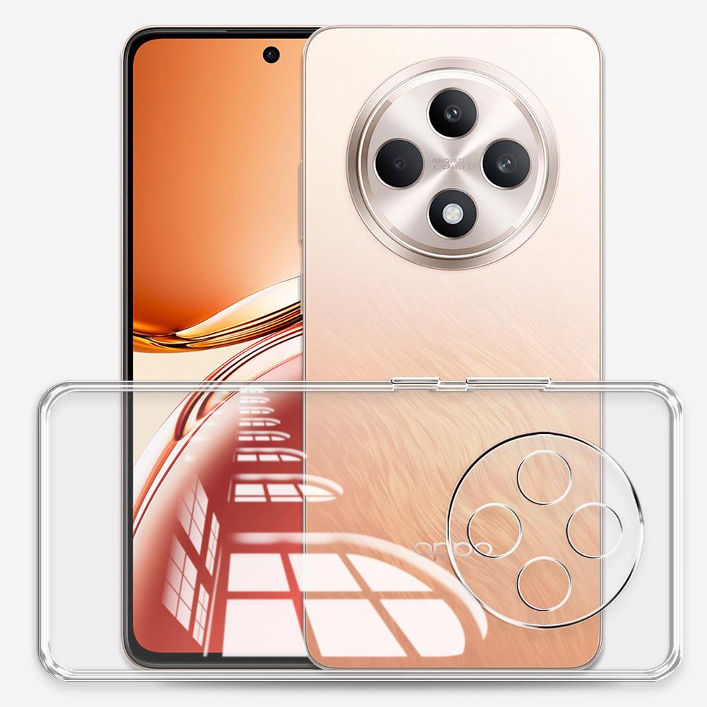 For Oppo Reno12 F 5G CPH2637 Case Clear Soft Silicone Phone Case For Oppo Reno12 F CPH2687 Shockproof Coque for Reno12F Funda