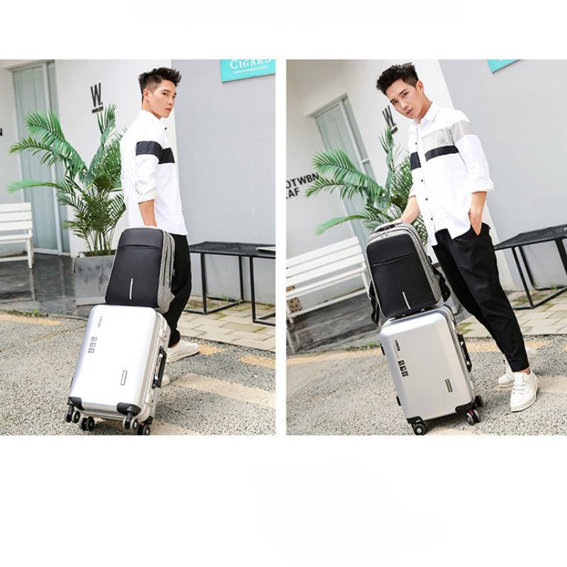Male Multifunction Fashion Business Casual Travel Anti-theft Waterproof  Laptop Men Backpack Boys' School Bags